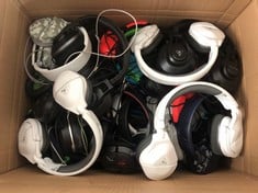 TURTLE BEACH BOX OF ASSORTED HEADSETS GAMING ACCESSORY. (UNIT ONLY) [JPTC71629]