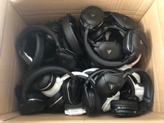 TURTLE BEACH BOX OF ASSORTED HEADSETS GAMING ACCESSORY. (UNIT ONLY) [JPTC71635]