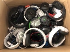 TURTLE BEACH BOX OF ASSORTED HEADSETS GAMING ACCESSORY. (UNIT ONLY) [JPTC71637]