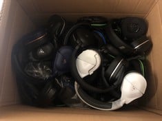 TURTLE BEACH BOX OF ASSORTED HEADSETS GAMING ACCESSORY. (UNIT ONLY) [JPTC71647]