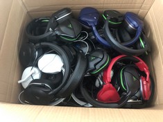 TURTLE BEACH BOX OF ASSORTED HEADSETS GAMING ACCESSORY. (UNIT ONLY) [JPTC71654]