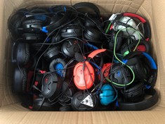 TURTLE BEACH BOX OF ASSORTED HEADSETS GAMING ACCESSORY. (UNIT ONLY) [JPTC71655]