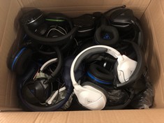 TURTLE BEACH BOX OF ASSORTED HEADSETS GAMING ACCESSORY. (UNIT ONLY) [JPTC71652]