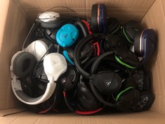 TURTLE BEACH BOX OF ASSORTED HEADSETS GAMING ACCESSORY. (UNIT ONLY) [JPTC71651]