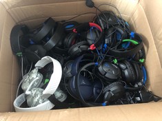 TURTLE BEACH BOX OF ASSORTED HEADSETS GAMING ACCESSORY. (UNIT ONLY) [JPTC71645]