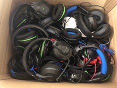 TURTLE BEACH BOX OF ASSORTED HEADSETS GAMING ACCESSORY. (UNIT ONLY) [JPTC71646]