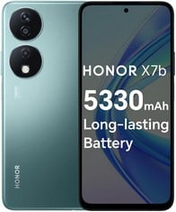 HONOR X7B MOBILE PHONE (ORIGINAL RRP - £129.99) IN GREEN. (WITH BOX) [JPTC71152]