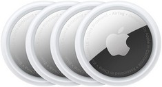 APPLE AIRTAG X 4 SECURITY (ORIGINAL RRP - £119.00) IN WHITE. (UNIT ONLY) [JPTC71188]