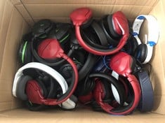 TURTLE BEACH BOX OF ASSORTED HEADSETS GAMING ACCESSORY. (UNIT ONLY) [JPTC71630]