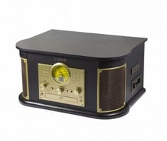 TECHNA XX TURN TABLE MUSIC ACCESSORY (ORIGINAL RRP - £140.00) IN BROWN. (WITH BOX) [JPTC71611]