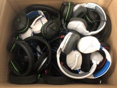 TURTLE BEACH BOX OF ASSORTED HEADSETS GAMING ACCESSORY. (UNIT ONLY) [JPTC71657]