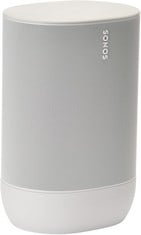 SONOS AND TURBINE MOVE SPEAKER (ORIGINAL RRP - £299.99) IN WHITE. (WITH BOX) [JPTC71869]