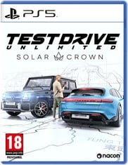 8 X ASSORTED ITEMS TO INCLUDE TEST DRIVE SOLAR CROWN GAMES. (WITH CASE) [JPTC71491]