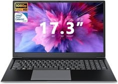 SGIN M17 LAPTOP IN BLACK. (WITH BOX). CELERON QUAD CORE, 17.3" SCREEN [JPTC71621]