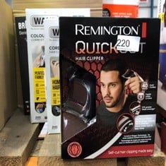 QUANTITY OF HEALTH & BEAUTY ITEMS TO INCLUDE REMINGTON QUICK CUT HAIR CLIPPERS (CORDLESS, 40-MINUTE USAGE, QUICK CHARGE, CURVE CUT BLADE TECHNOLOGY, CLEANER MORE EVEN CUT, GRADING, TAPERING & TRIMMIN