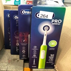 QUANTITY OF HEALTH & BEAUTY ITEMS TO INCLUDE ORAL-B PRO JUNIOR KIDS ELECTRIC TOOTHBRUSH, 1 TOOTHBRUSH HEAD, 3 MODES WITH KID-FRIENDLY SENSITIVE MODE, FOR AGES 6+, 2 PIN UK PLUG, GREEN: LOCATION - B