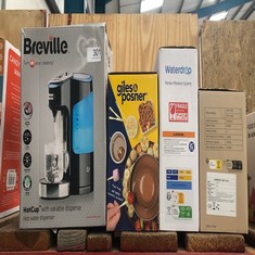 QUANTITY OF KITCHEN & APPLIANCES ITEMS TO INCLUDE BREVILLE HOT CUP HOT WATER DISPENSER | 2.0L WITH 3KW FAST BOIL & VARIABLE DISPENSE | ENERGY-EFFICIENT USE | GLOSS BLACK [VKJ318]: LOCATION - C