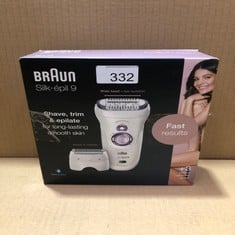 BRAUN SILK-ÉPIL 9 EPILATOR, FOR LONG-LASTING HAIR REMOVAL WITH 40 TWEEZERS, ELECTRIC SHAVER & TRIMMER, COOLING GLOVE, WET & DRY, 100% WATERPROOF, GIFTS FOR WOMEN, 9-710, WHITE, EU PLUG.: LOCATION - C