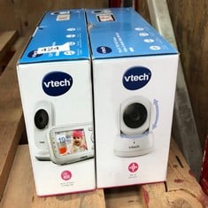 VTECH VM924 VIDEO BABY MONITOR WITH CAMERA, PAN & TILT, BABY MONITOR WITH 5" LCD SCREEN,UP TO 17 HRS BATTERY LIFE,1.33X ZOOM,NIGHT VISION,300M LONG RANGE,SOOTHING SOUNDS,2-WAY TALK,SECURED TRANSMISSI