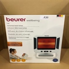 BEURER INFRARED HEAT LAMP: LOCATION - BACK TABLES