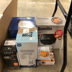 QUANTITY OF KITCHEN & APPLIANCES ITEMS TO INCLUDE BREVILLE TOASTIE MAKER: LOCATION - BACK TABLES