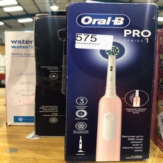 QUANTITY OF HEALTH & BEAUTY ITEMS TO INCLUDE ORAL-B VITALITY PRO ELECTRIC TOOTHBRUSHES ADULTS, 1 HANDLE, 2 TOOTHBRUSH HEADS, 3 BRUSHING MODES INCLUDING SENSITIVE PLUS, 2 PIN UK PLUG, BLUE: LOCATION -