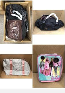 QUANTITY OF CLOTHING & APPAREL ITEMS TO INCLUDE BLACK LOVEBOOK TRAVEL BAG: LOCATION - A