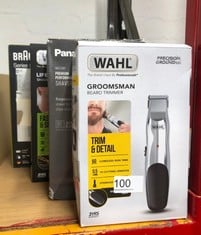 QUANTITY OF HEALTH & BEAUTY ITEMS TO INCLUDE WAHL GROOMSMAN RECHARGEABLE BEARD TRIMMER, GIFTS FOR HIM, BEARD TRIMMERS FOR MEN, STUBBLE TRIMMER, MALE GROOMING SET, CORDLESS BEARD TRIMMER, BEARD CARE K