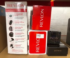 QUANTITY OF HEALTH & BEAUTY ITEMS TO INCLUDE REVLON ONE-STEP HAIR DRYER AND VOLUMISER MID TO SHORT HAIR (ONE-STEP, 2-IN-1 STYLING TOOL, IONIC AND CERAMIC TECHNOLOGY, SMALLER OVAL DESIGN, MULTIPLE HEA