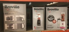 QUANTITY OF KITCHEN & APPLIANCES ITEMS TO INCLUDE BREVILLE BLEND ACTIVE PERSONAL BLENDER & SMOOTHIE MAKER | 350W | 2 PORTABLE BLEND ACTIVE BOTTLES (600ML) | LEAK PROOF LIDS | WHITE & PINK [VBL248]: L