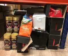 QUANTITY OF FOOD & DRINK ITEMS TO INCLUDE NESCAFÉ GOLD BLEND ALTA RICA INSTANT COFFEE, 95G: LOCATION - B RACK