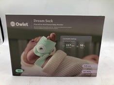 OWLET® DREAM SOCK  FIRST OF ITS KIND BABY MONITOR- MINT.: LOCATION - TOP 50 RACK