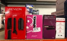 QUANTITY OF HEALTH & BEAUTY ITEMS TO INCLUDE REVLON ONE-STEP BLOW-DRY MULTI STYLER - 3 IN 1 TOOL - DRY, CURL AND VOLUMISE WITH THE 3 INTERCHANGEABLE ATTACHMENTS (DETACHABLE HEAD, CURLER, DRYER, STYLE