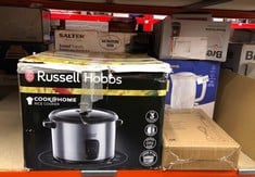 QUANTITY OF KITCHEN & APPLIANCES ITEMS TO INCLUDE RUSSELL HOBBS HONEYCOMB ELECTRIC 1.7L CORDLESS KETTLE (FAST BOIL 3KW, WHITE PREMIUM PLASTIC, MATT & HIGH GLOSS FINISH, REMOVABLE WASHABLE ANTI-SCALE: