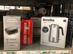 QUANTITY OF KITCHEN & APPLIANCES ITEMS TO INCLUDE BREVILLE EDGE LOW STEAM KETTLE | 1.7L | 3KW FAST & QUIET BOIL KETTLE | ENERGY EFFICIENT | BRUSHED STAINLESS STEEL [VKT236]: LOCATION - C RACK