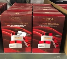 8 X L'ORÉAL PARIS SIGNATURE COLLECTION GIFT SET - REVITALIFT DAY AND NIGHT CREAMS WITH ADVANCED PRO-RETINOL AND FIBRELASTYL.: LOCATION - D RACK