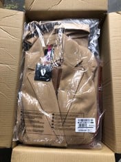 QUANTITY OF CLOTHING & APPAREL ITEMS TO INCLUDE BY VERY LONGLINE SINGLE BREASTED COAT CAMEL SIZE 8: LOCATION - D RACK