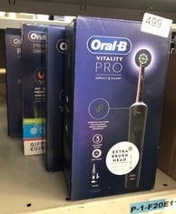 QUANTITY OF HEALTH & BEAUTY ITEMS TO INCLUDE ORAL-B VITALITY PRO ELECTRIC TOOTHBRUSHES FOR ADULTS, FOR HIM / HER, 1 HANDLE, 2 TOOTHBRUSH HEADS, 3 BRUSHING MODES INCLUDING SENSITIVE PLUS, 2 PIN UK PLU