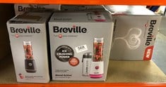 QUANTITY OF KITCHEN & APPLIANCES ITEMS TO INCLUDE BREVILLE BLEND ACTIVE PERSONAL BLENDER & SMOOTHIE MAKER | 350W | 2 PORTABLE BLEND ACTIVE BOTTLES (600ML) | LEAK PROOF LIDS | WHITE & PINK [VBL248]: L