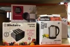 QUANTITY OF KITCHEN & APPLIANCES ITEMS TO INCLUDE 1.8L CORDLESS STAINLESS STEEL FAST-BOIL ELECTRIC KETTLE: LOCATION - D RACK