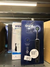 QUANTITY OF HEALTH & BEAUTY ITEMS TO INCLUDE ORAL-B VITALITY PRO ELECTRIC TOOTHBRUSHES FOR ADULTS, FOR HIM / HER, 1 HANDLE, 2 TOOTHBRUSH HEADS, 3 BRUSHING MODES INCLUDING SENSITIVE PLUS, 2 PIN UK PLU