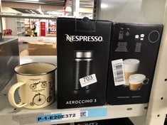 NESPRESSO AEROCCINO 3 MILK FROTHER BLACK - STANDALONE UNIT: LOCATION - F RACK