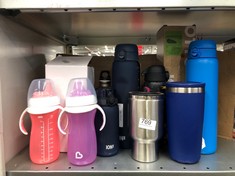 QUANTITY OF SPORTS & EXERCISE ITEMS TO INCLUDE STAINLESS STEEL WATER BOTTLE 1L -OTTO KONING- DOUBLE WALL VACUUM INSULATED WATER BOTTLE. FOR HOT AND COLD DRINKS, KEEPS COLD DRINKS 24 HOURS & HOT DRINK