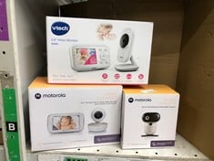 QUANTITY OF BABY & TODDLER ITEMS TO INCLUDE VTECH VM3250 VIDEO BABY MONITOR WITH CAMERA,300M LONG RANGE, BABY MONITOR WITH 2.8"LCD SCREEN,UP TO 19-HR VIDEO STREAMING,NIGHT VISION,SECURED TRANSMISSION