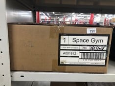 SPACE GYM FLYWHEEL TRAINER : LOCATION - G RACK