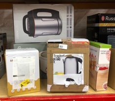 QUANTITY OF KITCHEN & APPLIANCES ITEMS TO INCLUDE 1.8L CORDLESS STAINLESS STEEL FAST-BOIL ELECTRIC KETTLE: LOCATION - A RACK