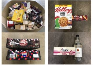 PALLET OF ASSORTED FOOD AND DRINKS TO INCLUDE KELLOGGS CORNFLAKES SOME ITEMS MAY BE PAST BBD: LOCATION - MIDDLE FLOOR(COLLECTION OR OPTIONAL DELIVERY AVAILABLE)