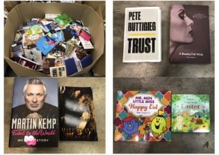 PALLET OF ASSORTED BOOKS TO INCLUDE MARTIN KEMP TICKET TO THE WORLD: LOCATION - MIDDLE FLOOR(COLLECTION OR OPTIONAL DELIVERY AVAILABLE)