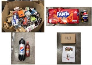 PALLET OF ASSORTED FOOD AND DRINKS TO INCLUDE RED BULL MULTIPACK SOME ITEMS MAY BE PAST BBD: LOCATION - MIDDLE FLOOR(COLLECTION OR OPTIONAL DELIVERY AVAILABLE)