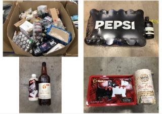 PALLET OF ASSORTED FOOD AND DRINKS TO INCLUDE DR PEPPER 330ML SOME ITEMS MAY BE PAST BBD: LOCATION - MIDDLE FLOOR(COLLECTION OR OPTIONAL DELIVERY AVAILABLE)